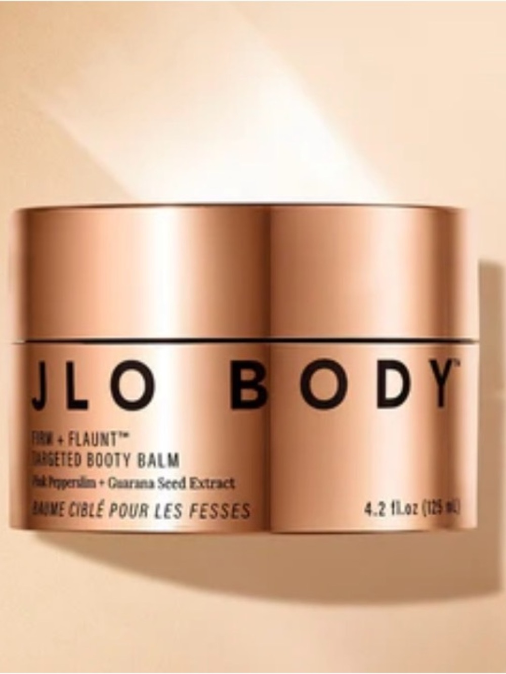 JLO Body Firm + Flaunt Targeted Booty Balm 125ml